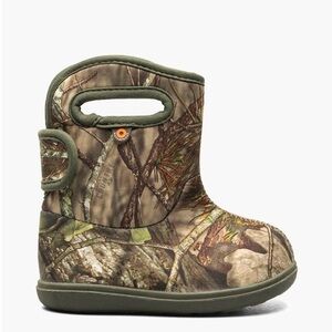 Baby Boggs Camo Mossy Oak Lined Waterproof Boots Size 10